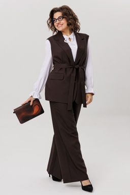 Жилет ANELLI 1502 Блестящий каштан  фото 4