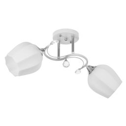 Люстра «Зарина» 2хЕ27 40 Вт белый 54×27×24 см BayerLux