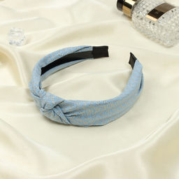 Цена за 2 шт. Ободок для волос «Джил», 2.5 см, голубой