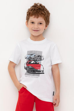 Crockid _ КР 302721-1/белый к550 фуфайка (футболка) для мал  фото 5