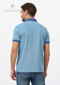 Футболка-поло из кулирки - Pantelemone фото 19