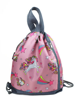 Рюкзак, R001. Единороги розовые
