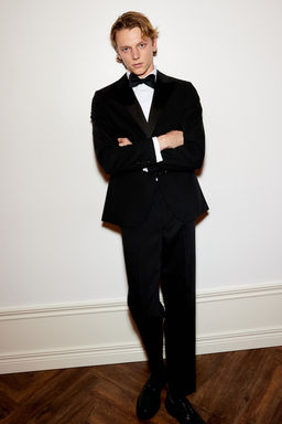 Pantalon de esmoquin en mezcla de lana Slim Fit - H&m фото 2