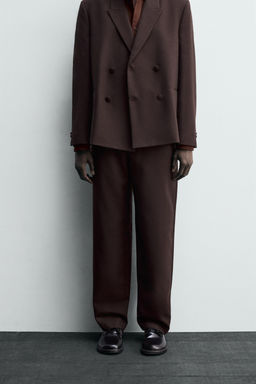 WOOL SUIT TROUSERS - Zara фото 2