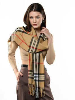 Классический палантин в стиле Burberry