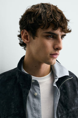SUEDE LEATHER JACKET - Zara фото 5