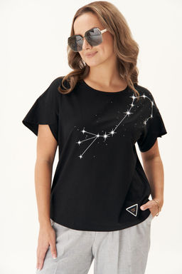 Футболка Fantazia Mod 4810 черная  фото 4