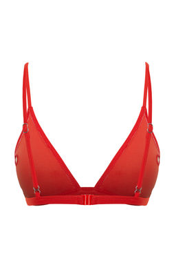 K?rm?z? Ucgen Kapl? Bikini Ustu TBESS20BU0268