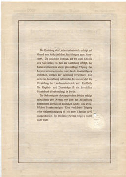 Облигация 4,5% 1000 рейхсмарок 1937 года Германия