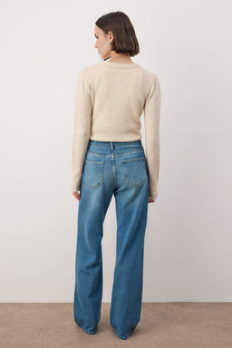 Mavi Yuksek Bel Wide Leg Jeans TWOAW26JE00295 - Trendyolmilla фото 4