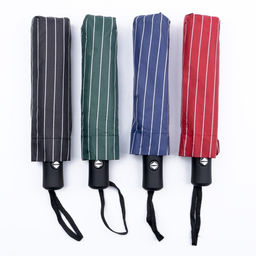 Зонт автоматический «Полосы», 3 сложения, 8 спиц, R=47/55 см, d=94 см, МИКС
