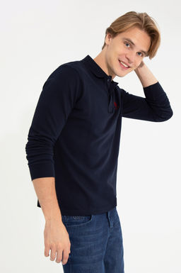 Мужской темно-синий базовый свитшот Неожиданная скидка в корзине - U.s. polo assn фото 8