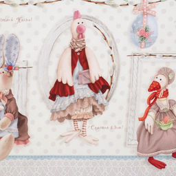 Скатерть Этель Пасхальные Тильды 147х300 см, 100% хлопок, саржа 190 г/м2  фото 16