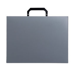 Папка-портфель А4, 1 отделение, 700 мкм, Calligrata, до 300 листов, серая  фото 6
