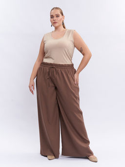 Брюки льняные TBB19152BEG18