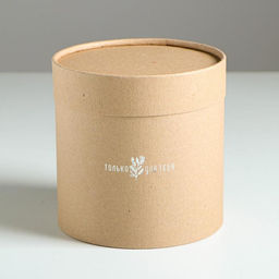 Коробка подарочная шляпная из крафта, упаковка, «Только для тебя», 15 х 15 х 15 см