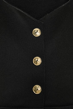 TOP PEPLUM BOTONES / Negro - Zara фото 8