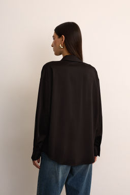 Рубашка из сатина с завязками - Mollis фото 4