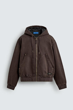 QUILTED HOODED JACKET - Zara фото 8