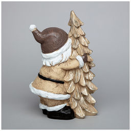 ФИГУРКА ДЕД МОРОЗ С ЕЛКОЙ 17*12,2*25,5 СМ - Lefard фото 3