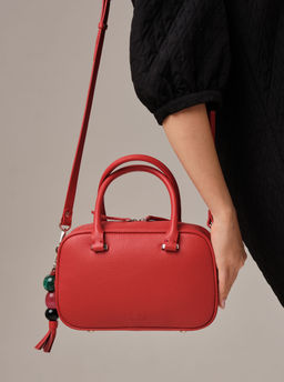 Кожаная сумка Hawaii DBR 31216 красный  фото 2