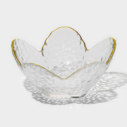 Миска стеклянная фигурная Цветок, 60 мл, 94 см