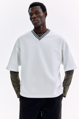 Camiseta de algod?n Oversized Fit - H&m фото 3