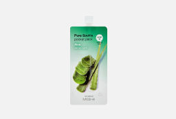 Pure Source Pocket Pack - Aloe - Ночная несмываемая маска для лица с экстрактом сока алоэ , 10 мл