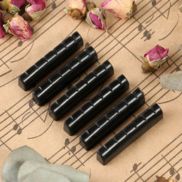 Набор верхних порожков для гитары Music life, 6 штук, 4.2×1×0.6 см, черный