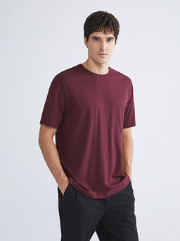 Bisiklet Yaka Penye Erkek Ti??rt