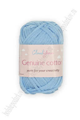 Пряжа Genuine cotton 50 гр (10 шт) SF-7844, голубой