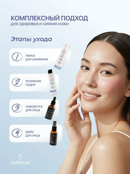 Пенка для умывания косметическая для всех типов кожи, 150 мл - SHERNUR фото 10
