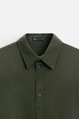WASHED RELAXED FIT SHIRT - Zara фото 10