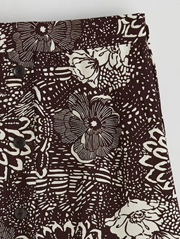 Beli Lastikli ?i?ekli Etek