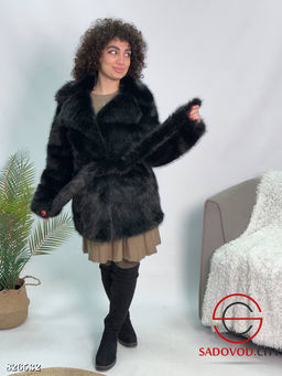 Шуба женская из искусственного меха