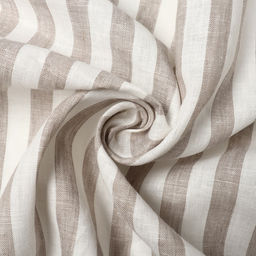 Шторы для кухни Этель Soprano, 140×180 см-2 шт., подхваты 2 шт., лен 100%, 180 г/м²