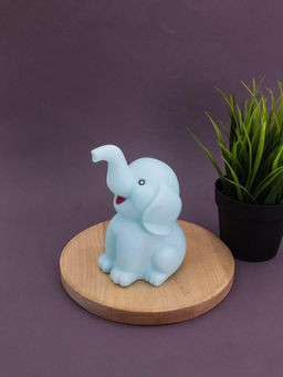 Ночник iLikeGift "Happy elefant", blue (11*13 см)