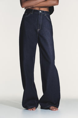 TRF EXTRA WIDE-LEG HIGH-WAIST JEANS - Zara фото 16