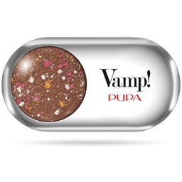 PUPA Переливчатые тени VAMP GEMS тон 403 Модный коричневый  фото 2