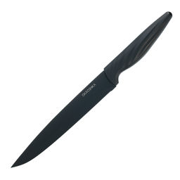 Нож филейный OKROSHKA КРУТОН,черное лезвие,19,8 см OK912P-B-FL