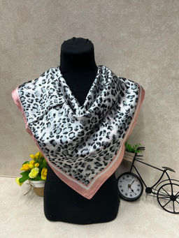 Легкий платок с принтом, мультицвет