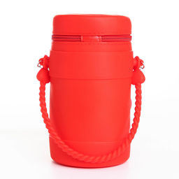 Сумка детская на молнии, наклейки МИКС, цвет красный - Simaland фото 3