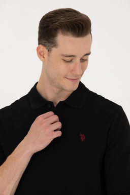 U. S. Polo Assn / Мужской черный базовый свитшот - U.s. polo assn фото 16