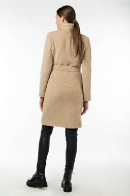 01-09698 Пальто женское демисезонное (пояс)