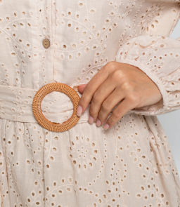 Платье #ОКТ085007, бежевый - Dommod фото 5