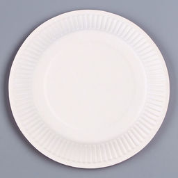 Цена за 10 шт. Тарелка одноразовая бумажная «Синий», однотонная