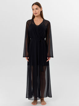 Пеньюар женский черный