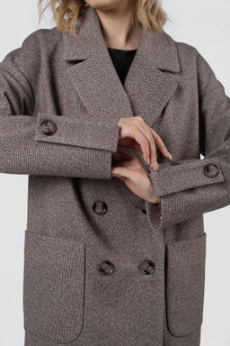 01-12229 Пальто женское демисезонное (пояс) - El podio фото 16