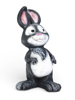 Садовая фигура «Зайчик Федя» из полистоуна, 24×17×42 см