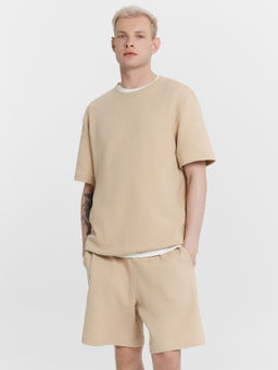 Комплект мужской бежевый: футболка и шорты - Mark formelle фото 8